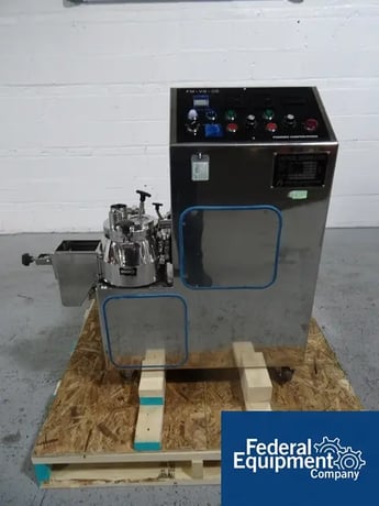5 liter Powrex #FM-VG-05, hi-shear granulating w/2-jktd.bowls, choppers, sanitary Stainless Steel, man - Image 2