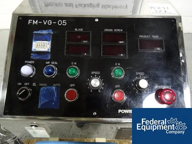 5 liter Powrex #FM-VG-05, hi-shear granulating w/2-jktd.bowls, choppers, sanitary Stainless Steel, man - Image 6