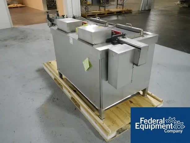 Vial Tray Loader, Calumatic, dual station, Stainless Steel base, pneu.oper.push mechanical, integ.mtd.slat - Image 5