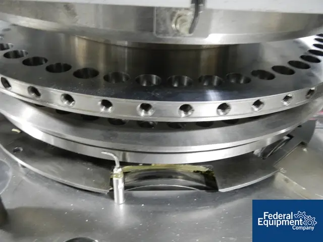1 Ton, Manesty Elite #800, 55-station, 65 kN comp.w/10 kN pre-comp, dbl.sid, force fdrs, 16mm tab.diameter - Image 8