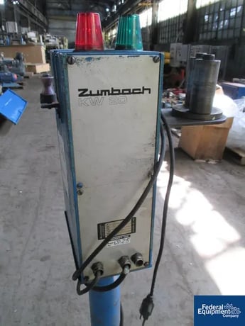 Zumbach #KW20, surface fault detector, 2.5" W aperture w/2" W open, idler rollers, serial #2795.1535, #46250 - Image 2