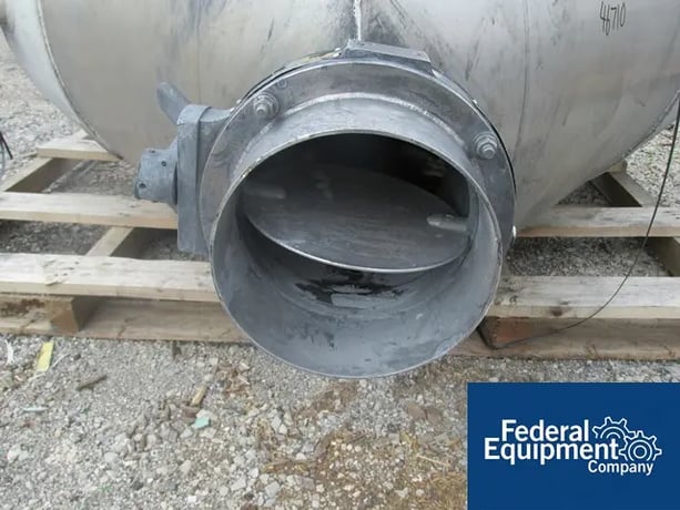 50 cu.ft. Lowe Industries #CV50-H, 304 Stainless Steel, 18" feed ports w/covers, on stand w/5 HP, 230/460 - Image 3