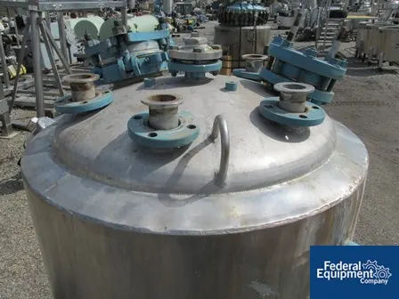 100 gallon Pfaudler, 316 Stainless Steel, 32" dia.x 25" str.side, dish top/bttm, 50 psi & FV @ 350&deg;F int - Image 5