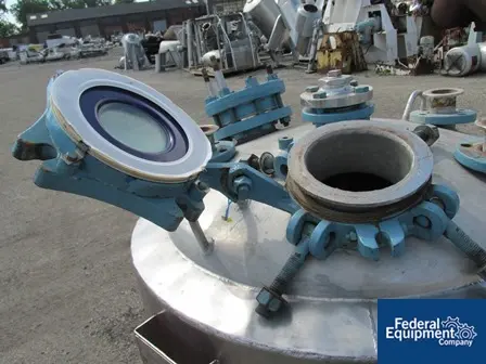 100 gallon Pfaudler, 316 Stainless Steel, 32" dia.x 25" str.side, dish top/bttm, 50 psi & FV @ 350&deg;F int - Image 7