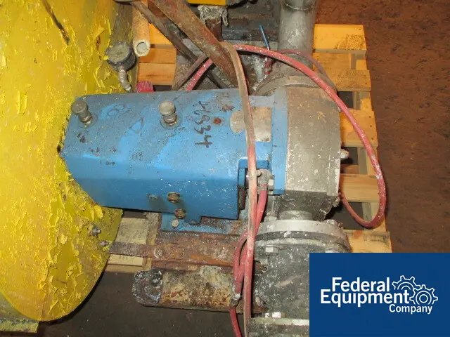 Lobeflo #SR/5/116/LS/3A, Stainless Steel Rotary Lobe Pump, 2" inlet & outlet, on base, 25 HP, serial #21215B - Image 2