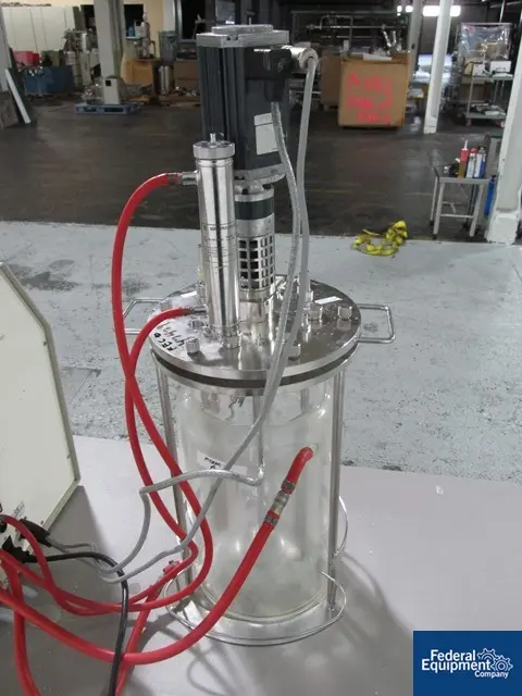B Braun BioStat B #088840334, 8-liter glass jacketed, 3-tier 6-bld.paddle Stainless Steel agit, baffle - Image 7