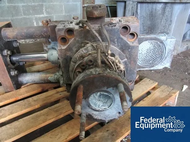 6" Beringer #RSL-60, hydraulic screen changer, dual breaker plate w/5 HP, 230/460 V. power pack, #47363 - Image 5