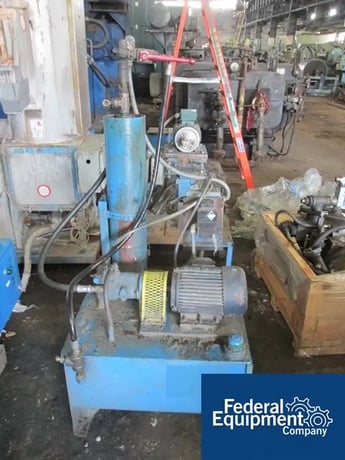 6" Beringer #RSL-60, hydraulic screen changer, dual breaker plate w/5 HP, 230/460 V. power pack, #47363 - Image 8