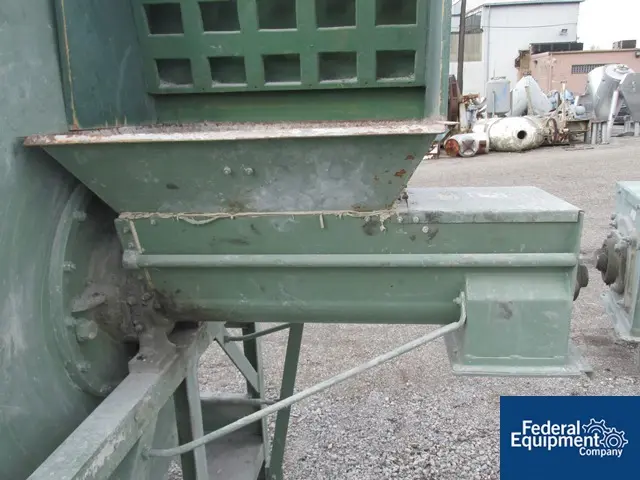 67 cu.ft. Burton #C20-20, Carbon Steel, 60" dia.drum w/6" feed/discharge screw, 7 HP, 230/460 V.motor drive - Image 5