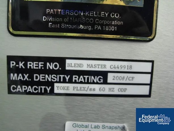 2/1 qt. Patterson Blendmaster, yoke style blender, 200# max.density, (1)2-qt, (1)1-qt, (4)1-pint plastic - Image 4