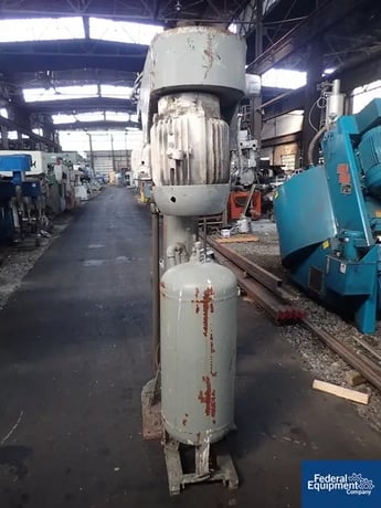 50 HP Cowles, Stainless Steel disperser, shaft & blade, air over oil hydraulic lift w/air tank, 230/460 - Image 4