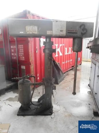 20 HP Myers, less motor, pully & belts, Stainless Steel shaft & blade, air over oil hyd.lift w/air tank - Image 2