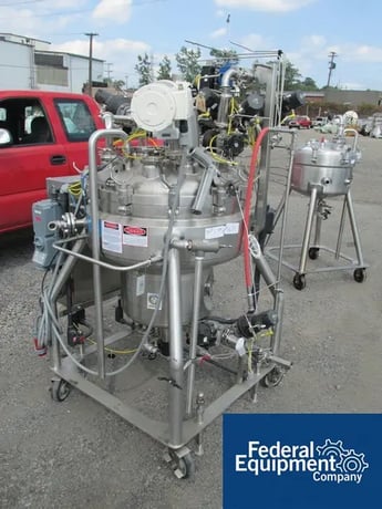 47.55 gallon DCI, 316 Stainless Steel, 180 liter reactor, 30" dia.x 8" str.side, 50 psi, jacketed 170 psi - Image 3