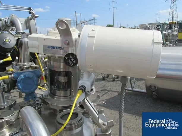 47.55 gallon DCI, 316 Stainless Steel, 180 liter reactor, 30" dia.x 8" str.side, 50 psi, jacketed 170 psi - Image 5