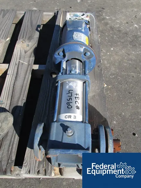 16 GPM @ 291' TDH, Grundfos #CR3-13-U-FGJ-A-U-HOOV, Stainless Steel, 195°F max.temp, 3 HP, 230/460 V, #47560 - Image 2