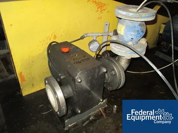 Viking #Duralobe, Stainless Steel Rotary Lobe Pump, positive displacement, 2" in/outlets, 5 HP, #46948 - Image 2
