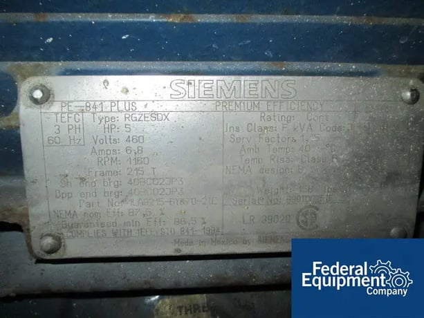 Viking #Duralobe, Stainless Steel Rotary Lobe Pump, positive displacement, 2" in/outlets, 5 HP, #46948 - Image 4