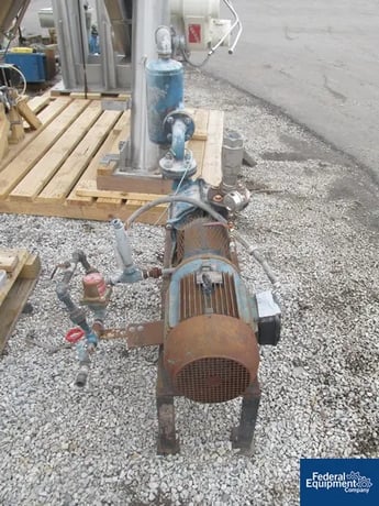 120 CFM, Graham #3PV32080/12/43/M, Carbon Steel liquid ring, 1750 RPM, serial #02-51453-1, #48771 - Image 2