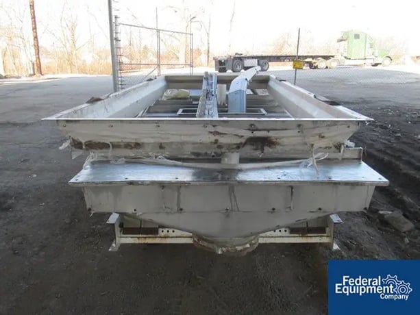 65" wide x 24' long, Carrier Posi-Flow #BM-80660S, vibrating conveyor, 7" deep, Stainless Steel, 1" stroke @ - Image 2