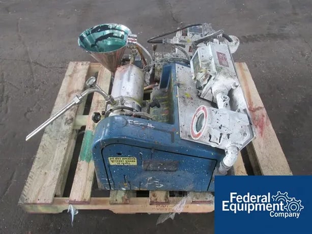 Chicago Boiler Dyno Mill #KDL-PILOT-US, Carbon Steel contacts, jacketed chamber on base, 220 V.explosion - Image 2