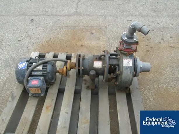 Wanner Stan-Cor #A50M, Sz.3 x 1.5 x 9M, Hynar contacts, 3" in/1.5" outlets, 5 HP, 230/460 V.motor, #49313 - Image 1