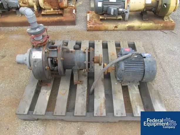 Wanner Stan-Cor #A50M, Sz.3 x 1.5 x 9M, Hynar contacts, 3" in/1.5" outlets, 5 HP, 230/460 V.motor, #49313 - Image 2
