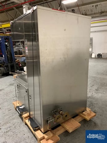 24" Thomas Compu-Lab, coating pan, Stainless Steel, 24" perforated pan, plenum, on board air make-up system - Image 5