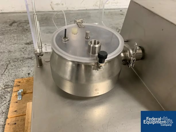 4 liter Diosna #P1/6, high shear mixer, Stainless Steel, #250-1 - Image 8