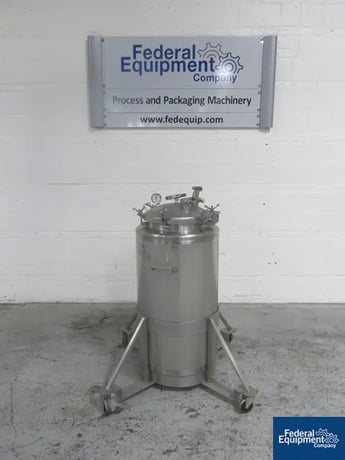 52.8 gallon Conecraft, 200 liter receiver tank, 304 Stainless Steel, 8 psi, #2652-26 - Image 1