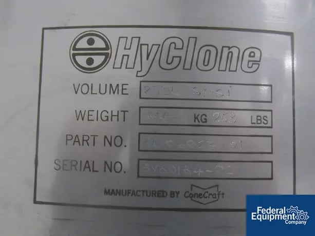 52.8 gallon Conecraft, 200 liter receiver tank, 304 Stainless Steel, 8 psi, #2652-26 - Image 7