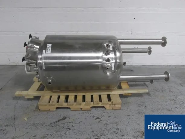 100 gallon Apache, Stainless Steel reactor, 40/40 psi, jacketed, #241-32 - Image 2