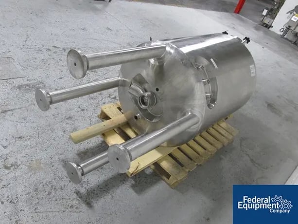 100 gallon Apache, Stainless Steel reactor, 40/40 psi, jacketed, #241-32 - Image 4