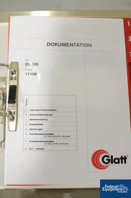 Glatt #EL300, #172-7 - Image 6