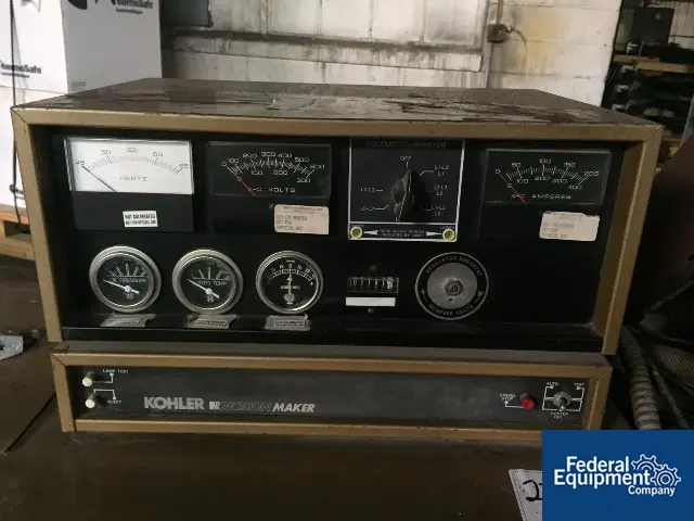 88 KW Kohler #100RZ77, Natural Gas Generator, 277/480 Volts, #2792-25 - Image 8