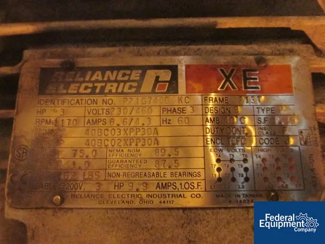 Union Process #1SD, attritor, designed for continuous and batch operation, #2653-14 - Image 6