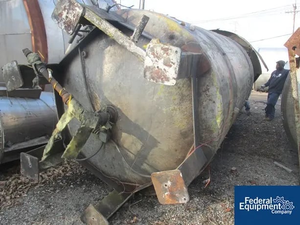 5000 gallon Process Engineering, Stainless Steel tank, 96" diameter x 162" straight side, #247-10 - Image 4