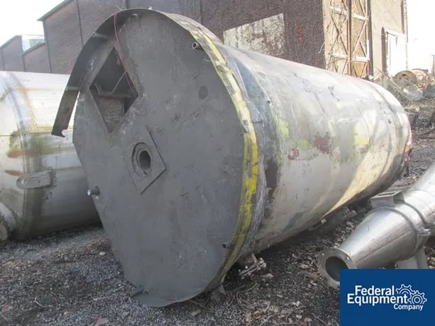 5000 gallon Process Engineering, Stainless Steel tank, 96" diameter x 162" straight side, #247-10 - Image 5