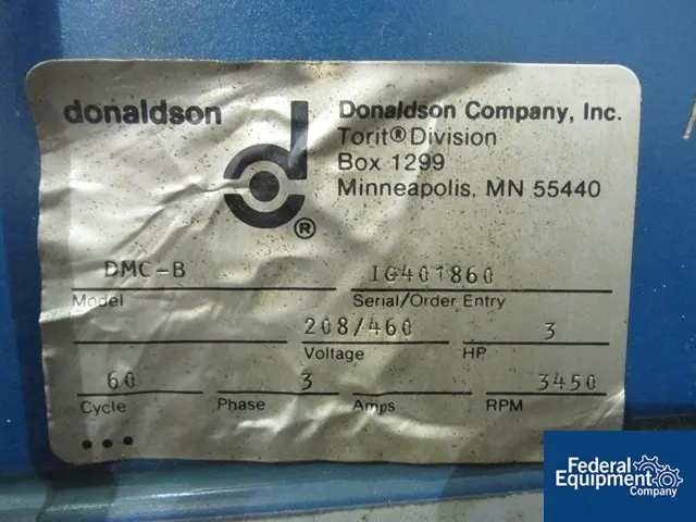 800 cfm Torit Dryflo #DMC-B, Carbon Steel mist collector, 82 sq.ft., 1.5 HP, #2647-3 - Image 7