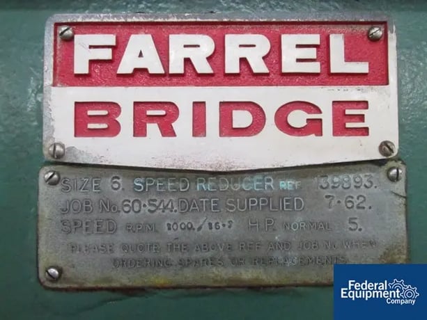 8" x 16" Farrel Bridge Inclined Z Calender, #2860-2 - Image 2