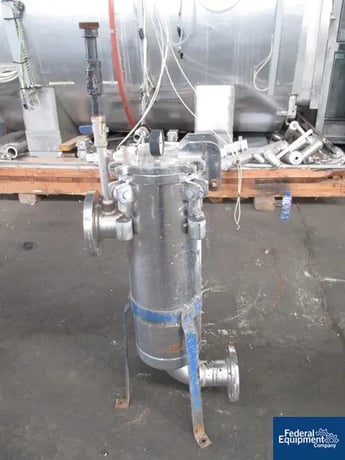 8" York #HSSSB113F-BSLRP-CRN, basket filter, 8" diameter x 18" deep, Stainless Steel, 150 psi @ 225&deg;F, #43225 - Image 2