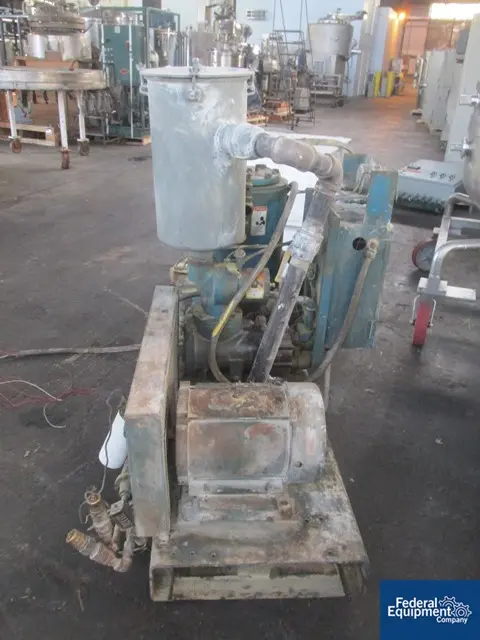 196 cfm @ 29.9" Hg., Quincy #QSVB10WN3C, vacuum pump, 230/460 V., 10 HP, s/n #38145, used, #2877-22 - Image 5
