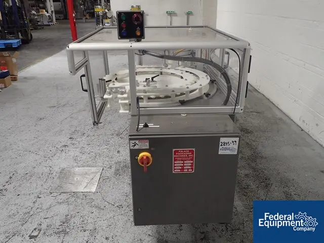 Palace Packaging #SR-2.5, capacity retorquer, rotary design, AB Micrologix 1200 PLC, 120 V., serial #8507 - Image 4