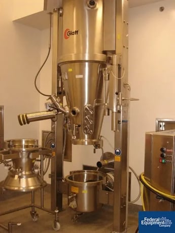 Glatt #GPCG15, fluid bed dryer granulator, Stainless Steel, 10-bar shock rated w/68 liter top spray insert - Image 2