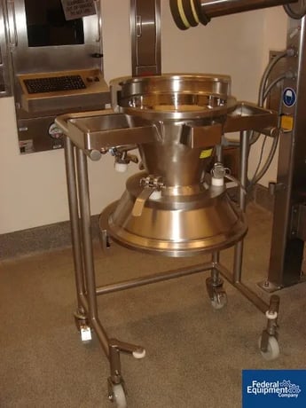 Glatt #GPCG15, fluid bed dryer granulator, Stainless Steel, 10-bar shock rated w/68 liter top spray insert - Image 3
