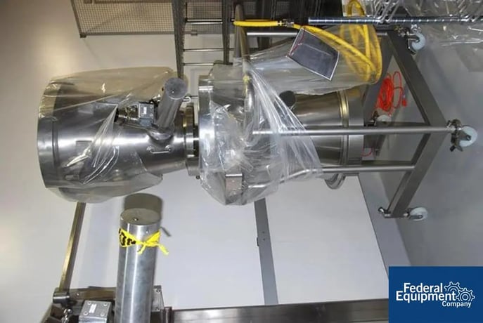 Glatt #GPCG15, fluid bed dryer granulator, Stainless Steel, 10-bar shock rated w/68 liter top spray insert - Image 6