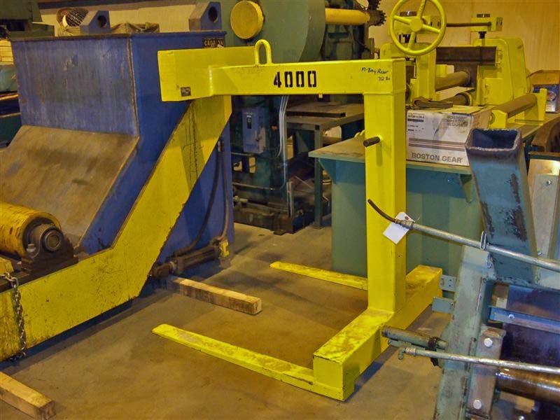 4000 lb. Cady #F442, pallet lifter, 42" long forks, 40" inside to inside forks, 4" width forks, 1989 - Image 1