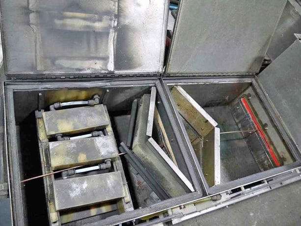 Bathy' s, strip cleaning system, 8" strip width, (2) entry rinse tanks, electrostatic cleaning tank, (4) exit - Image 7
