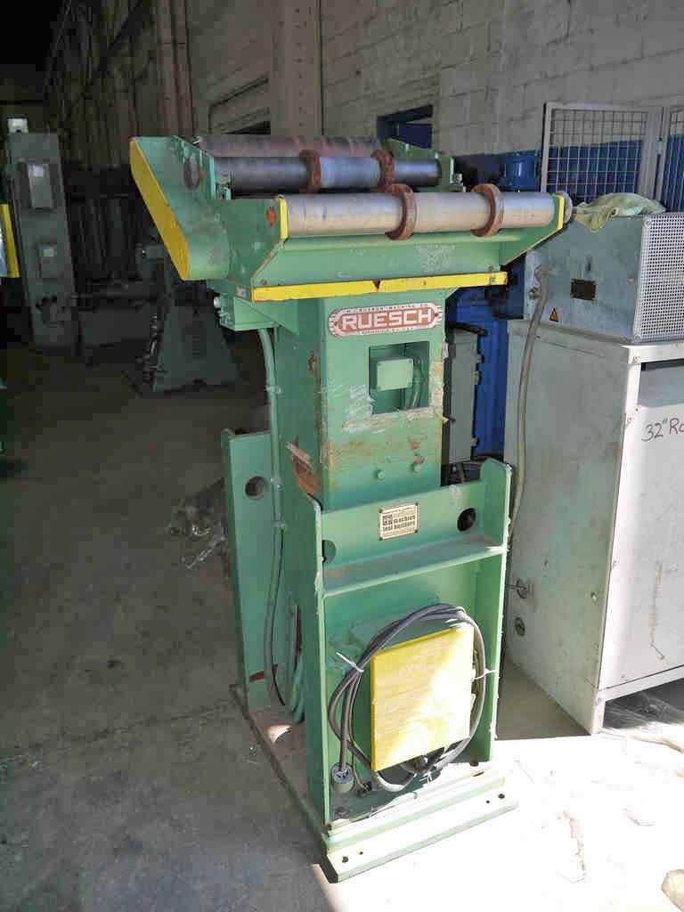Ruesch, rewind tension bridle, entry separator tooling bars, 5" diameter x 20" face bridle rolls - Image 1