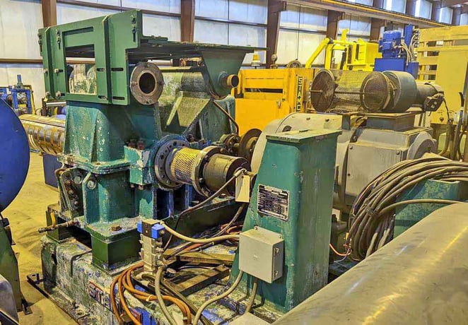 20000 lb. Stamco, recoiler, 16" diameter x 55" face drum, 100 HP DC Motor - Image 2