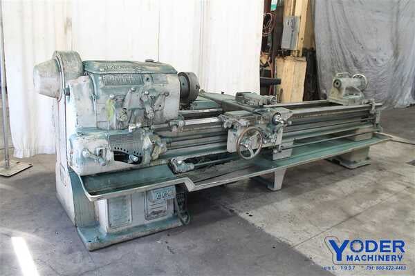 20" x 96" Monarch #20X096, 10" chk, 3-jaw, 1-9/16" hole, Mitutoyo 1-Axis digital read out, #15629 - Image 1